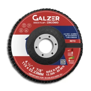 Disco Flap Zircônio Reto 4.1/2"