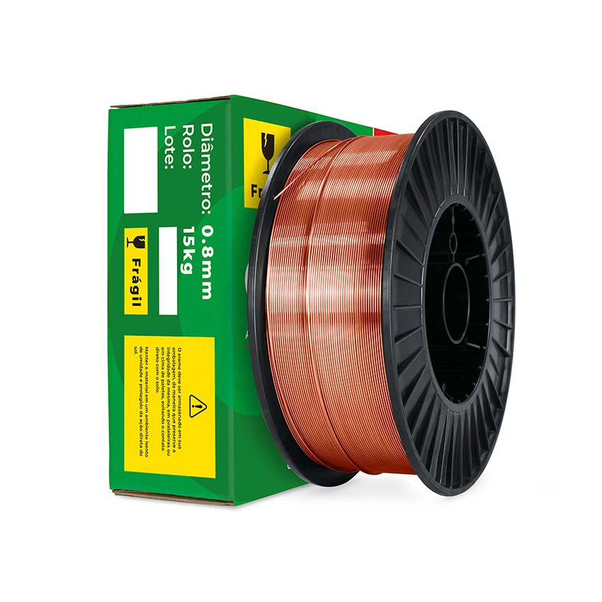 Arame MIG ER70S-6 - 0.8, 15Kg